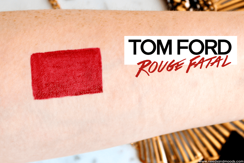 tom ford rouge fatal swatch