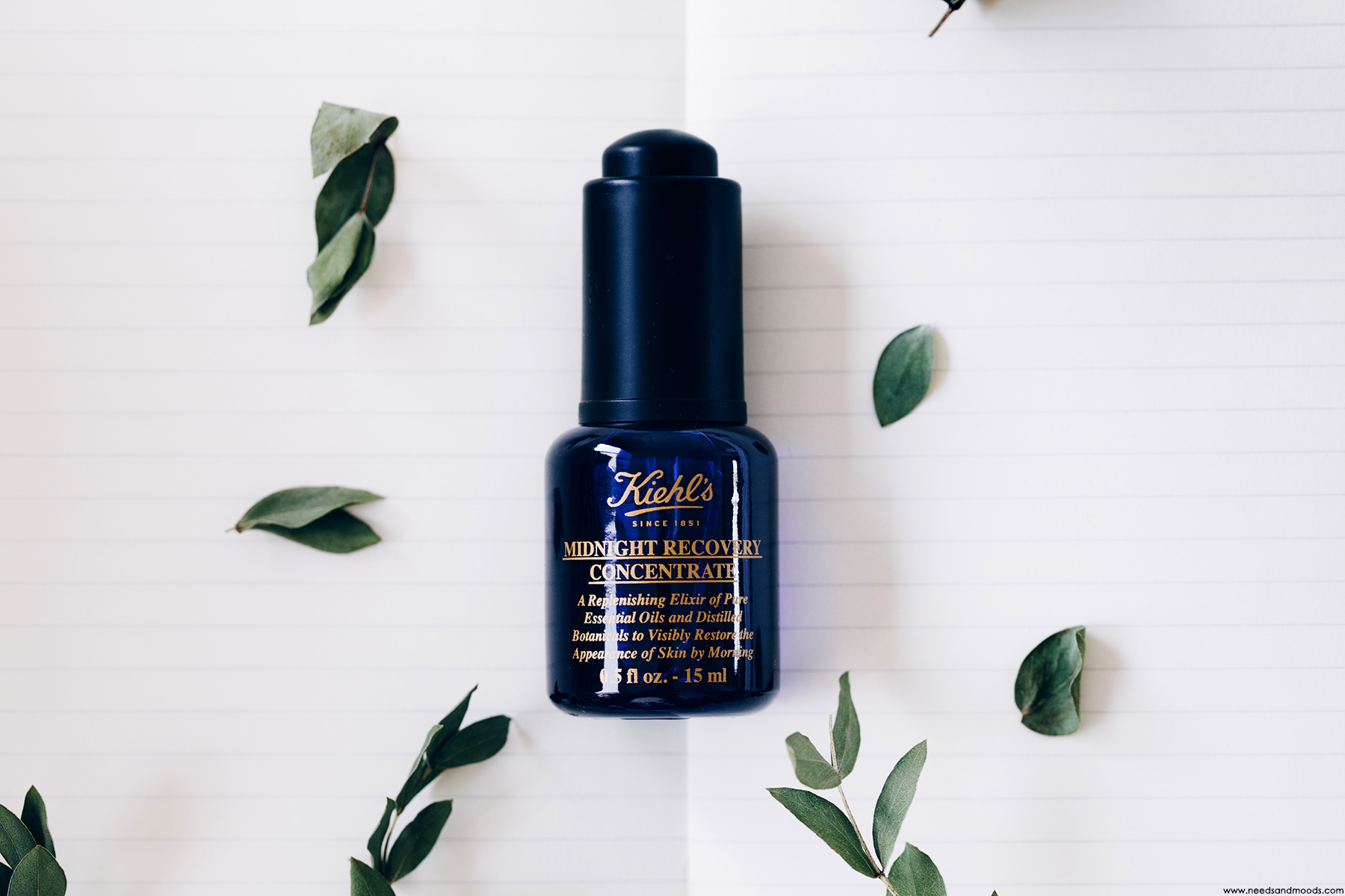 calendrier avent kiehls 2018 midnight recovery concentrate