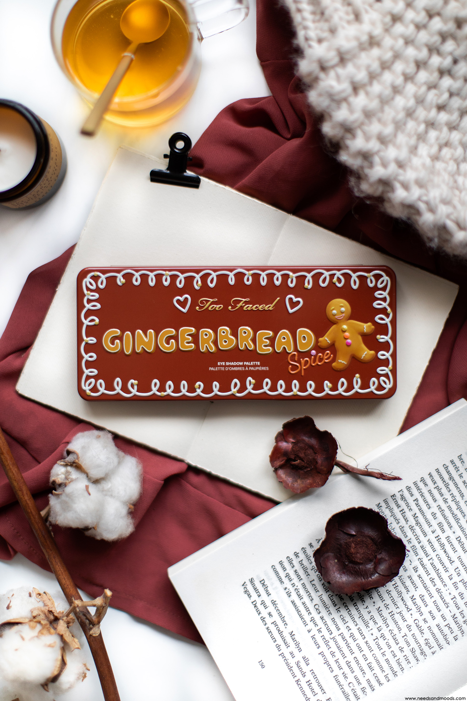 too faced gingerbread spice eye shadow palette
