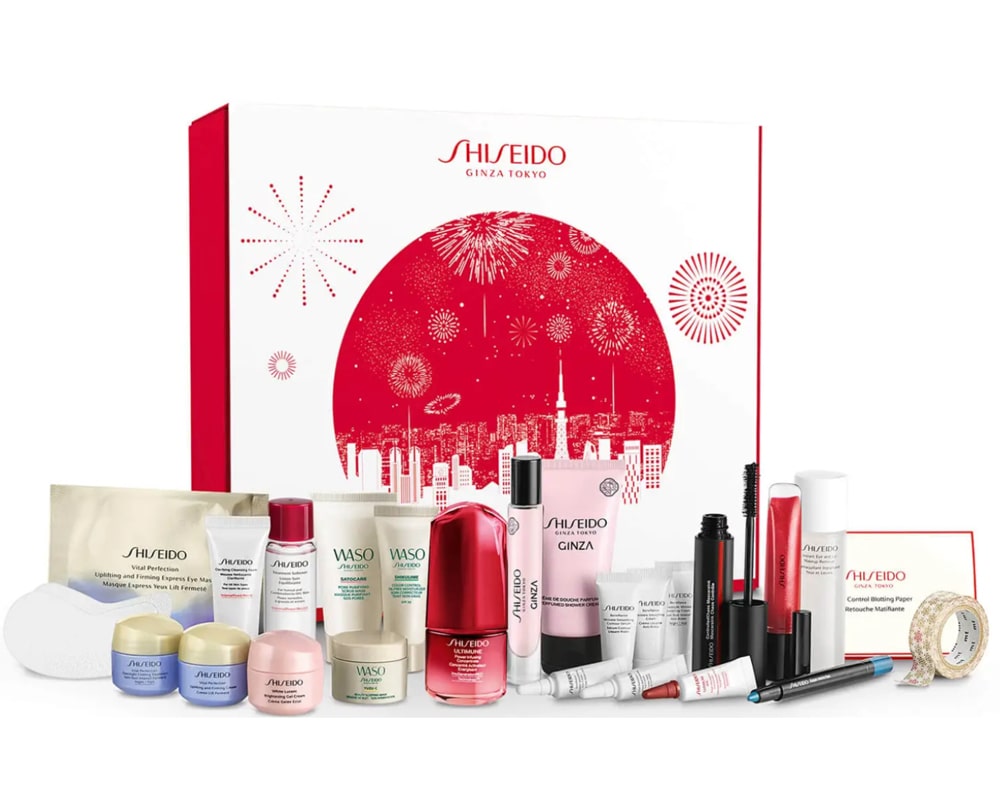 calendrier de l'avent beauté 2021 shiseido